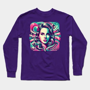 Lana Del Rey - Noir Stars Long Sleeve T-Shirt